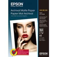 Epson C13S041344 Druckerpapier DIN A3 190 g/m² 29,7 x 42 cm Weiß 50 Blatt