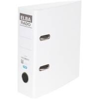 Classeur ELBA Rado A4 75 mm Blanc 2 anneaux PP (Polypropylène)