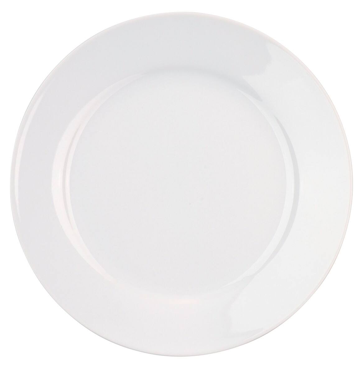 Niceday Assiettes latérales Porcelaine 19cm blanc 6 pièces