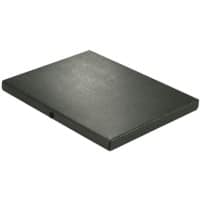 ELBA Dokumentenmappe 31412 A4 Schwarz Karton 24,5 x 2,5 x 31,8 cm