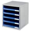 HAN Schubladenbox 1401-14 Kunststoff Lichtgrau, Blau 27,5 x 33 x 32 cm
