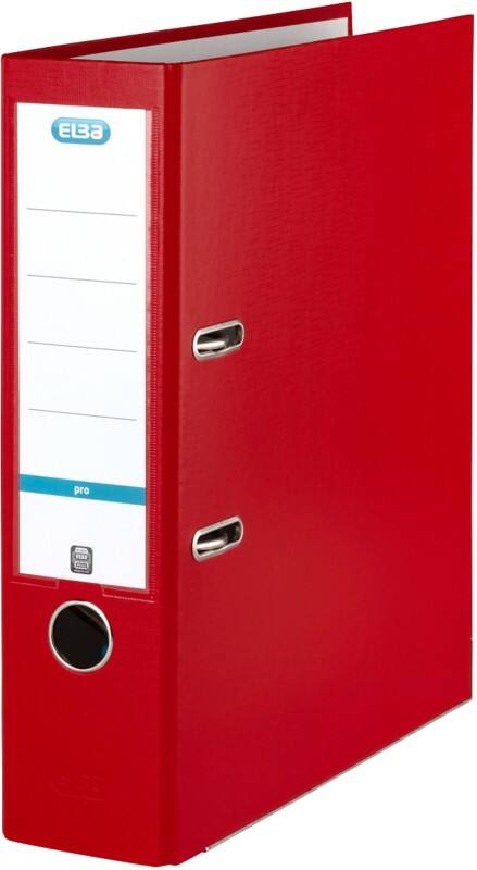 Classeur à levier ELBA Large Smart Pro A4 80 mm Rouge 2 Anneaux 100202156 Plastique