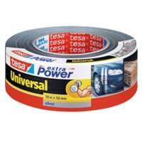 tesa Kraftklebeband extra Power Universal Silber 48 mm (B) x 50 m (L) Viskose 56389