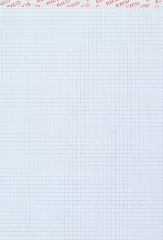 Bloc-notes Elco A4 Quadrillé Collé Blanc Perforé 200 Pages 10 Unités de 100 Feuilles