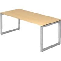 Bureau Hammerbacher VRS19/3 R-Serie Imitation érable 180 x 80 x 85 cm