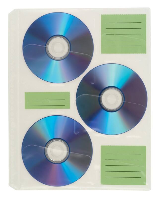 Hama CD-/DVD Ringordner-Hüllen 10 Stück