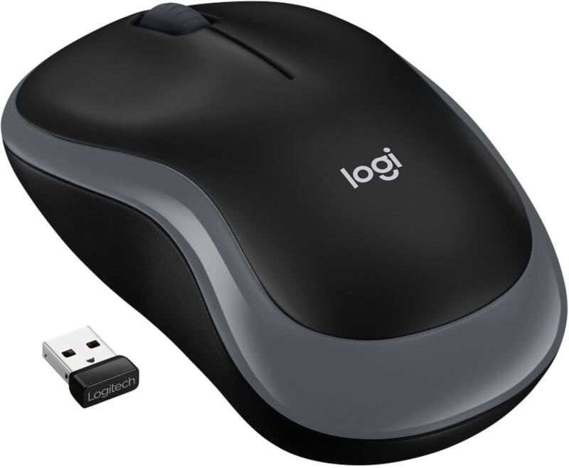 Souris sans fil Logitech M185 Gris, noir