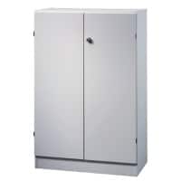 Hammerbacher Aktenschrank Matrix Lichtgrau 800 x 420 x 1.270 mm