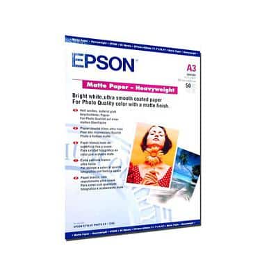 Epson Inkjet Fotopapier Matt 167 g/m² Weiß 50 Blatt