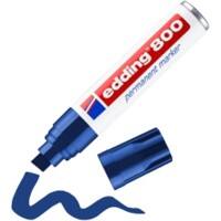 edding 800 Permanentmarker Extra Breit Keilspitze 4 - 12 mm Blau Nachfüllbar Wasserbeständig