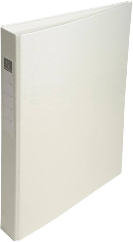 Exacompta Ringbuch A4 Polypropylen 4 Ringe 25 mm Weiss
