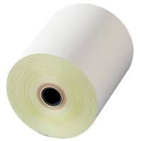 Rouleaux de caisse Niceday 54 g/m² 76 mm x 70 mm x 12 mm x 22 m Blanc 6 Rouleaux