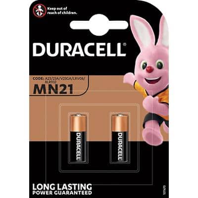 Piles Duracell Long Lasting MN21 8LR932 12V Alcaline 2 Unités