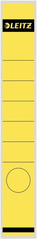 Étiquettes pour dos de classeur Leitz A4 39 mm Jaune 10 Unités