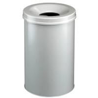 DURABLE Papierkorb Hellgrau 30L Metall 49,2 cm
