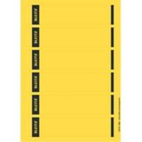 Leitz PC-beschriftbare Selbstklebende Rückenschilder 1686 Für Leitz 1050 Qualitäts-Ordner Gelb 39 x 192 mm 150 Stück