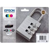 Epson 35 Original Tintenpatrone C13T35864010 Schwarz, Cyan, Magenta, Gelb Multipack 4 Stück
