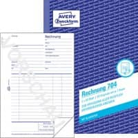 Formulaires de facture AVERY Zweckform 704 Blanc A5 14,9 x 0,9 x 21 cm 2 de 50 Feuilles