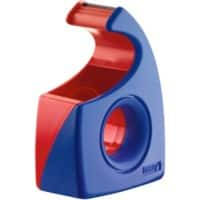 Dévidoir tesa tesafilm Easy Cut Bleu, rouge 19 mm (l) x 10 m (L)