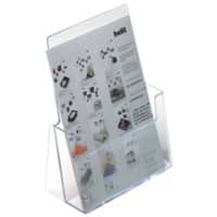 Porte-brochures helit the helpdesk A4 23,5 (L) x 8,5 (P) x 25 (H) cm Transparent 2 Unités 