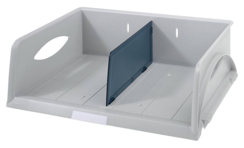 Leitz Briefkorb "Sorty" Polystyrol Grau 40,5 x 30 x 12,5 cm