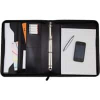 Trieur Monolith Zip A4 Similicuir Noir 2912