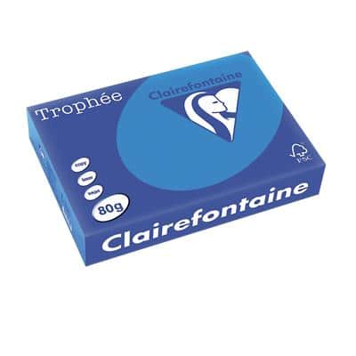 Trophée Clairefontaine Farbiges Kopier-/ Druckerpapier DIN A4 80 g/m² Türkis 500 Blatt