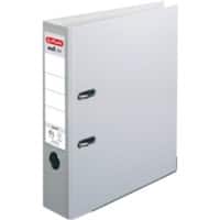 herlitz maX.file Ordner DIN A4 80 mm Grau 2 Ringe Pappkarton, PP (Polypropylen) Texturiert Hochformat