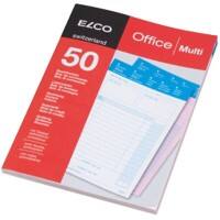 Bulletin de commande Elco A5 Sans perforation 3 50 Pages 74595.19 50 Feuilles 
