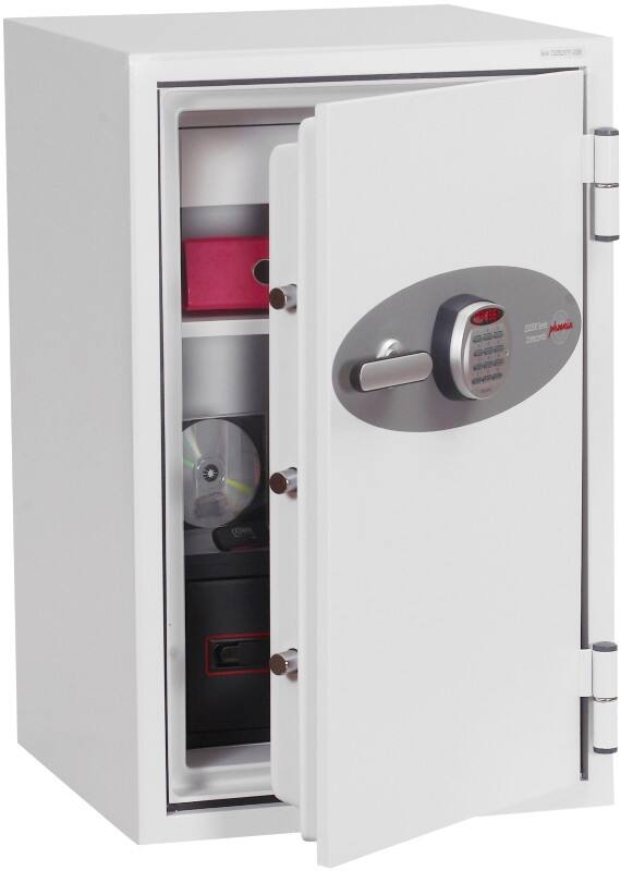 Phoenix Data Combi Datenschutztresor Elektronisch 84 L DS2502E Weiß