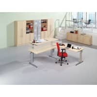 Table d'extension Hammerbacher Matrix Effect hêtre 600 x 800 x 25 mm