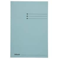 Farde à 3 rabats Esselte Manilla 1032302 foolscap bleu carton recyclé 250 feuilles 23,3 x 35 x 2 cm 50 unités