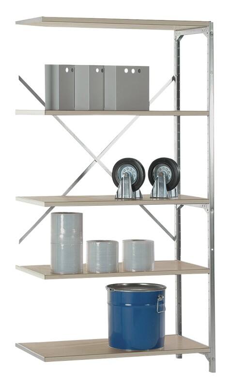 Rayonnage Manuflex 5 étagères 1000 x 300 x 2000 mm