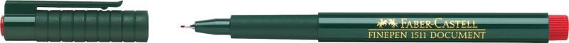 Faber-Castell Finepen Fineliner 0.4 mm Nadelspitze Rot 1511