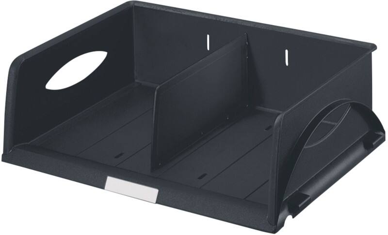 Leitz Briefkorb "Sorty" Polystyrol Schwarz 40,5 x 30 x 12,5 cm