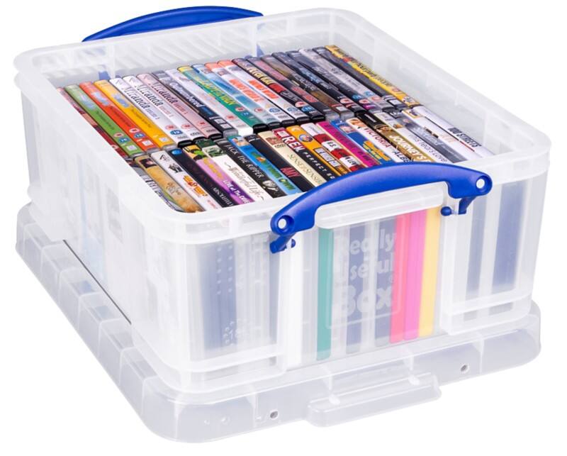 Really Useful Box Kunststoff Aufbewahrungsbox 18 L Transparent 48 x 39 x 20 cm