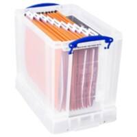 Really Useful Box Aufbewahrungsbox 19C 19 L Transparent Kunststoff 39,5 x 25,5 x 29 cm