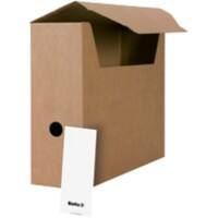 Boîte d'archivage Biella 10 x 33 x 27 cm Marron
