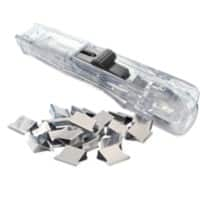 Rapesco Supaclip Clip-Spender Transparent 200 mm 1 Spender & 25 Edelstahl-Clips