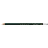 Crayon graphite avec gomme Faber-Castell 9000 HB Noir