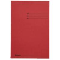 Chemise à 3 rabats Leitz Folio Rouge Carton 23,5 x 35 cm 50 Unités