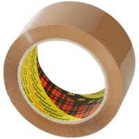 Scotch ruban d'emballage silencieux, ft 50 mm x 66 m, brun, paquet