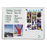 Tableau blanc Legamaster Premium Plus Montage mural Magnétique Émail Simple face 200 (L) x 100 (H) cm