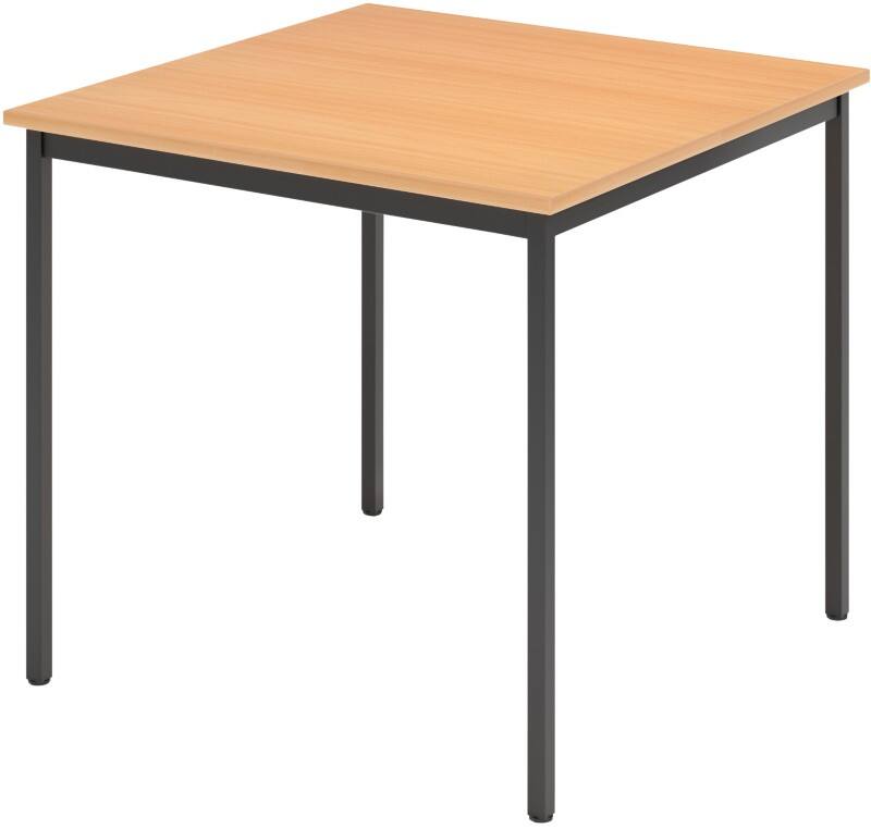 Table de conférence Hammerbacher Imitation hêtre 800 x 720 mm