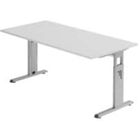 Bureau Hammerbacher Matrix Gris clair 1600 x 800 x 850 x 68 - 85 mm