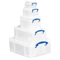 Really Useful Box Boîte de rangement 5in1C32.3 6x 36 l Transparent Plastique 5 Unités