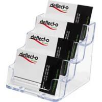 Support pour cartes de visite Deflecto Plastique Transparent