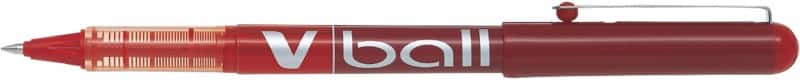 Stylo roller Pilot V-Ball V-Ball Non rétractable Rouge 0,3 mm Fin Conique