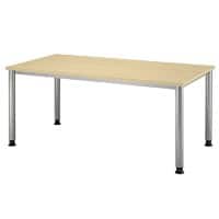 Bureau droit Hammerbacher Matrix Érable 1'600 x 800 x 760 x 68 - 76 mm