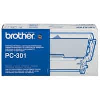Brother Druckkassette inkl. Farbband PC301 Schwarz